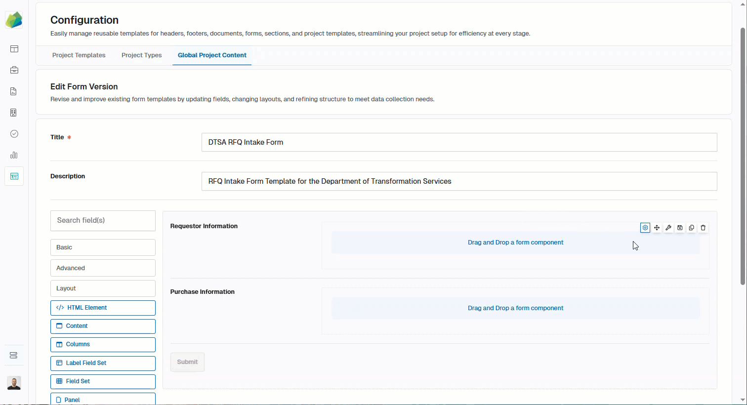 Move Layout Components