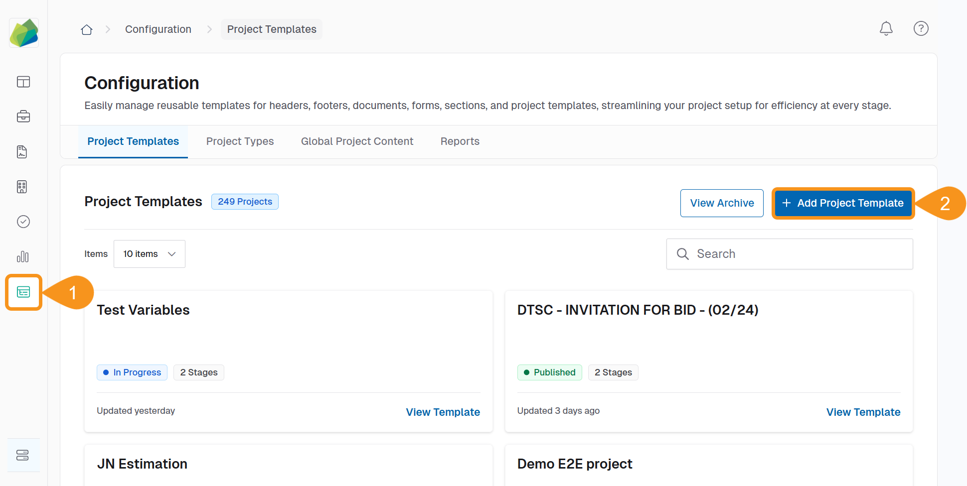 Create a New Project Template 3