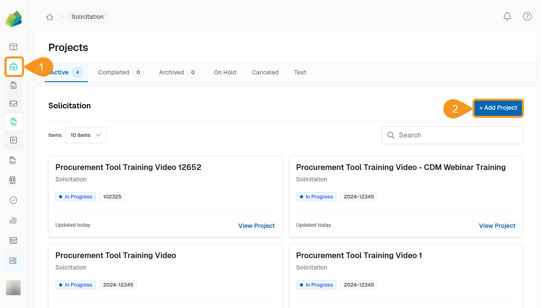 Create a New Project