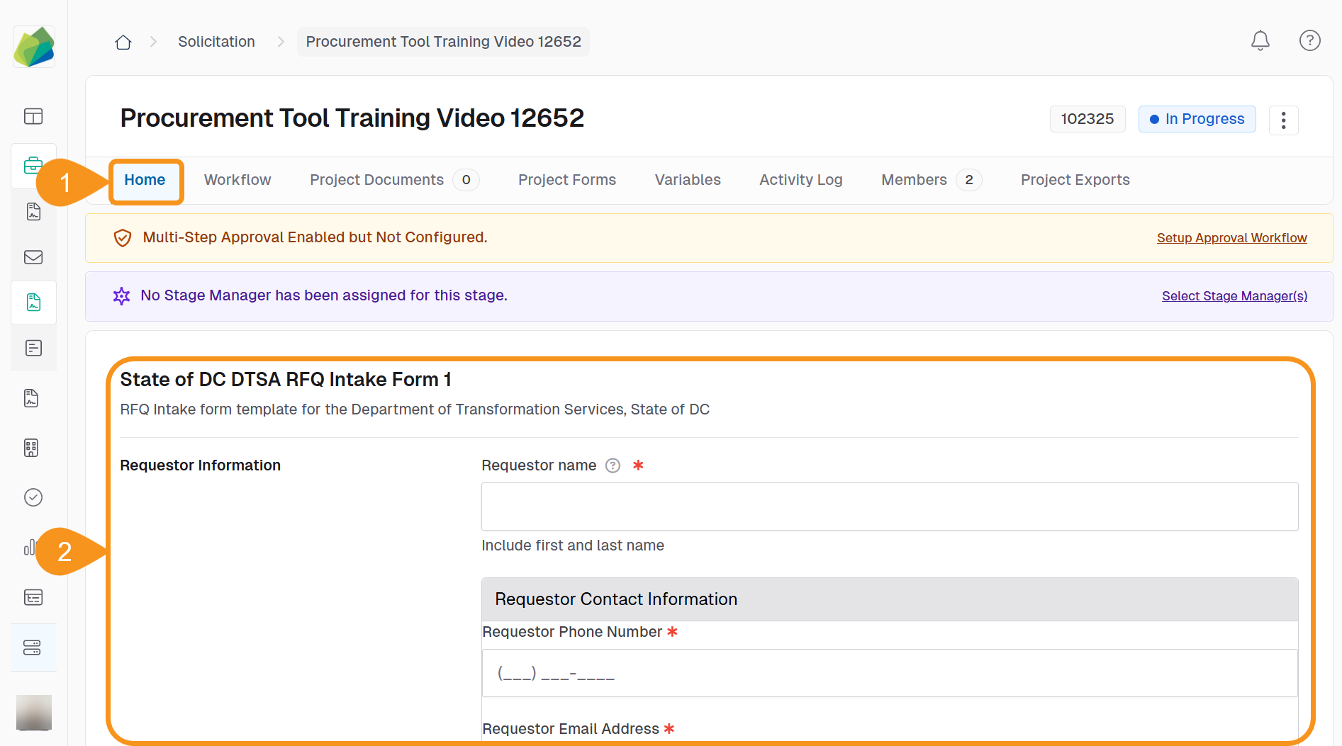 Fill Out Form Components
