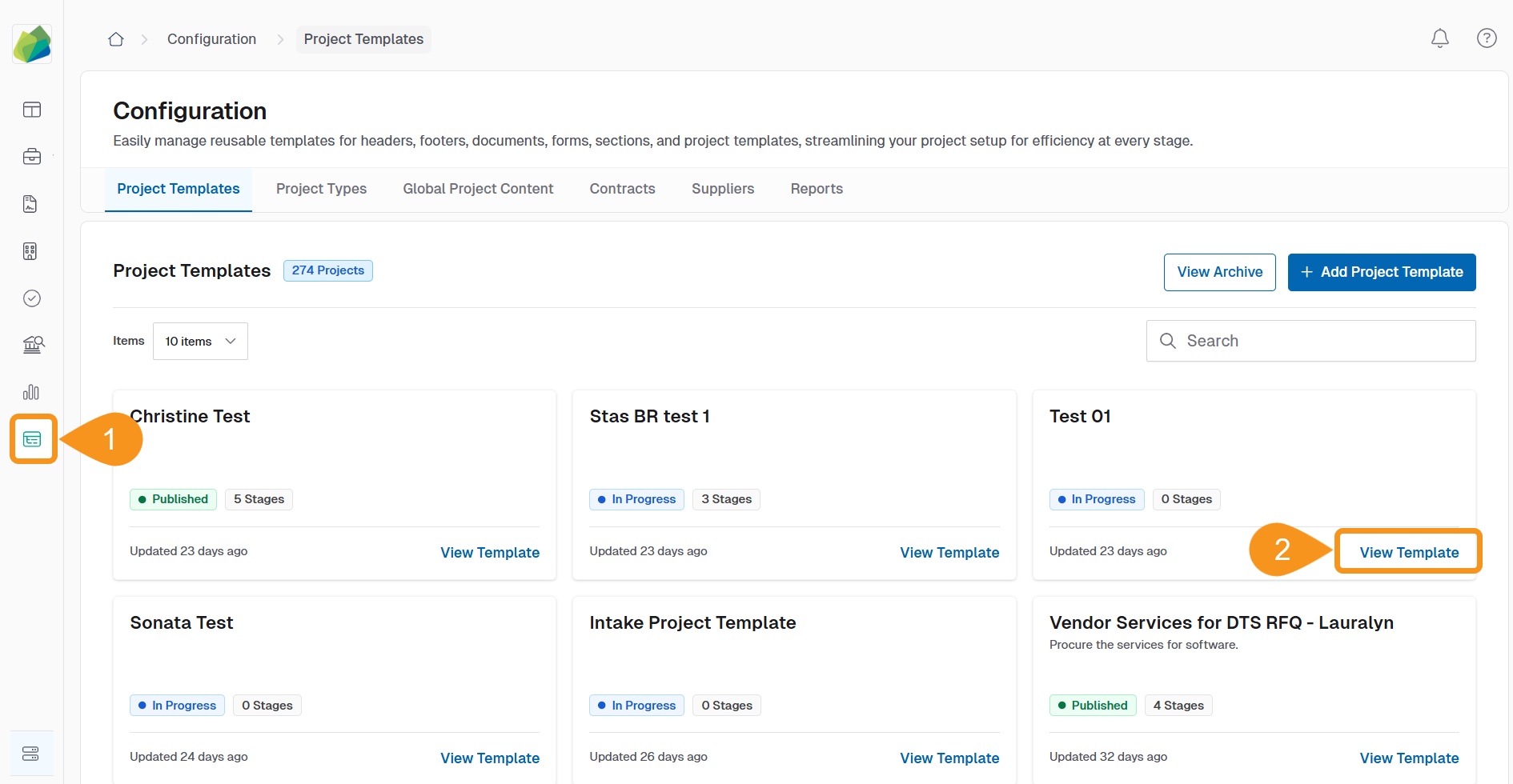 Project Data Mapping